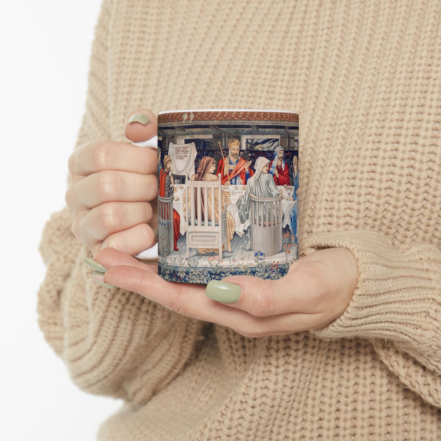 Ceramic Mug inspired by William Morris -