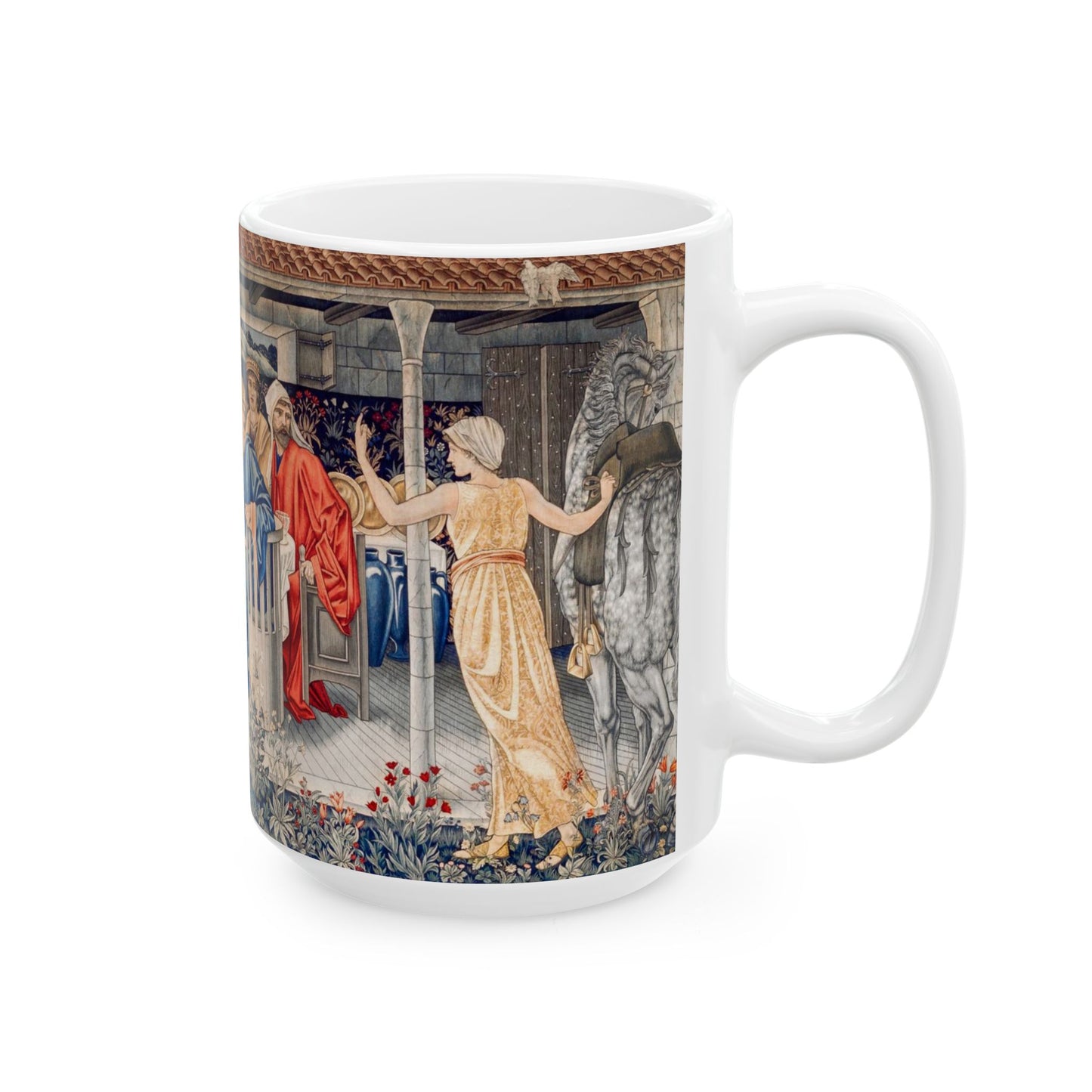 Ceramic Mug inspired by William Morris -