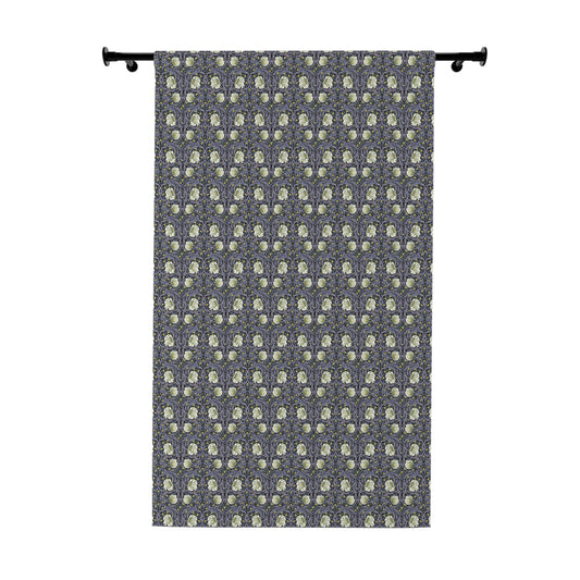 Blackout Window Curtain inspired by William Morris (1 Piece) - Pimpernel Collection (Lavender)