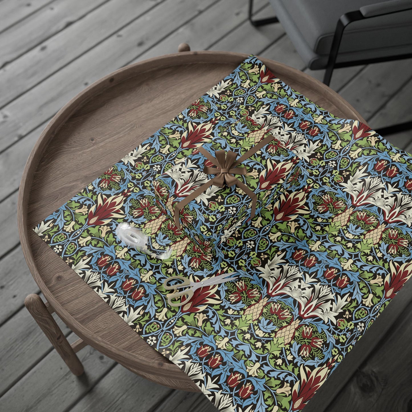 Gift Wrapping Paper inspired by William Morris - Snakeshead Collection