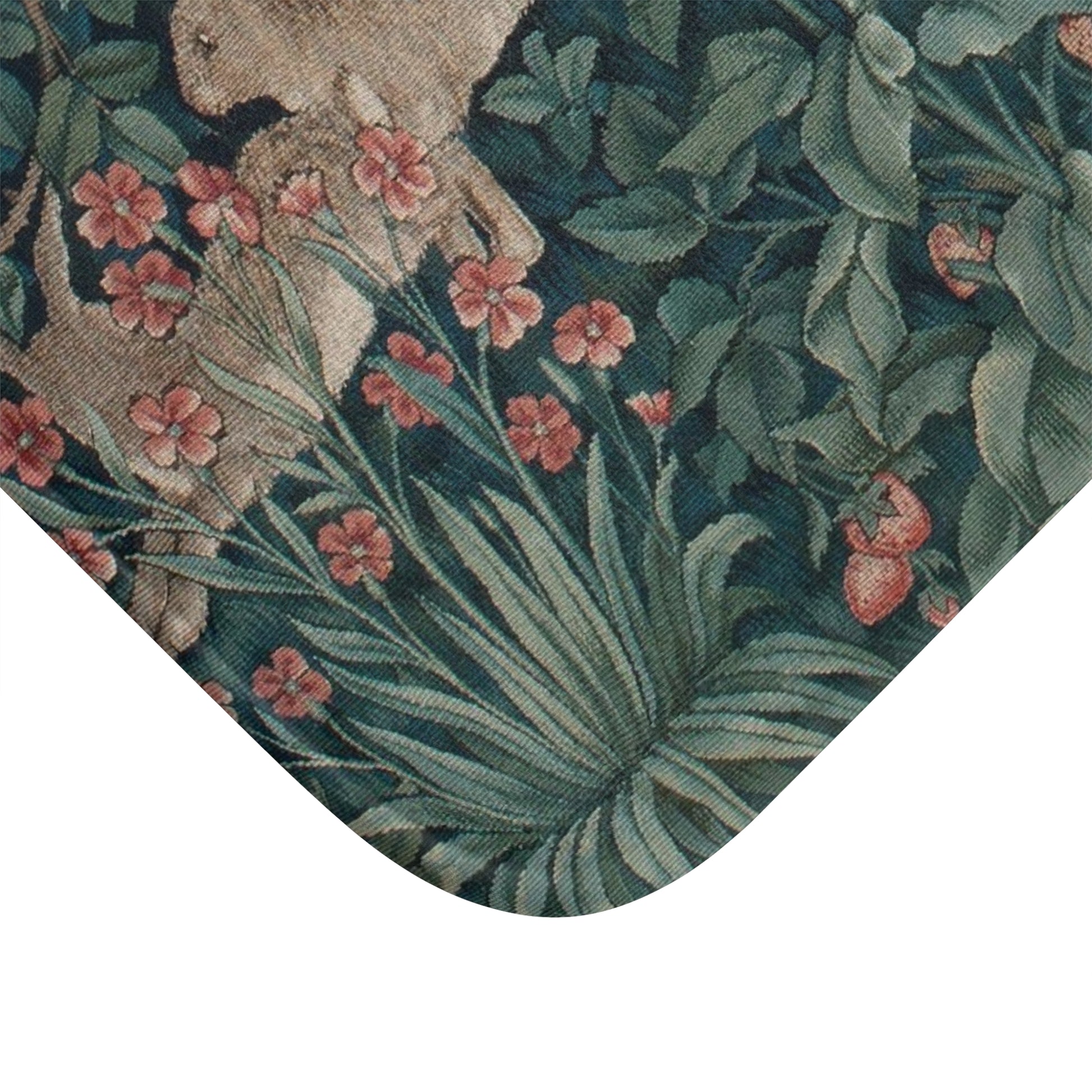 william-morris-co-microfibre-bath-mat-green-forest-collection-rabbit-3