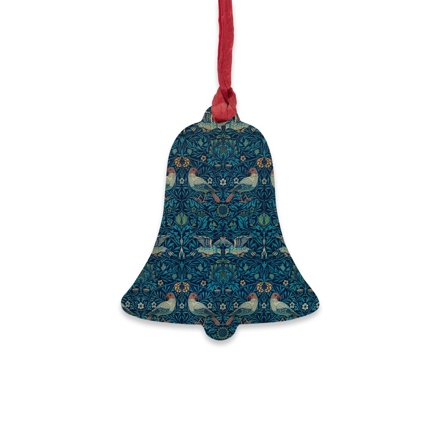 Wooden Christmas Ornaments inspired by William Morris -