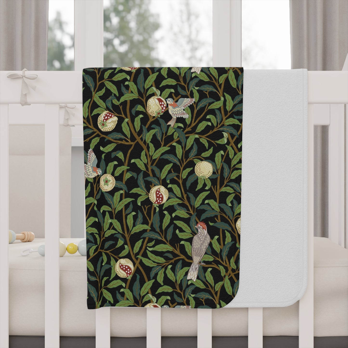 toddler-blanket-by-william-morris-bird-pomegranate-onyx-6