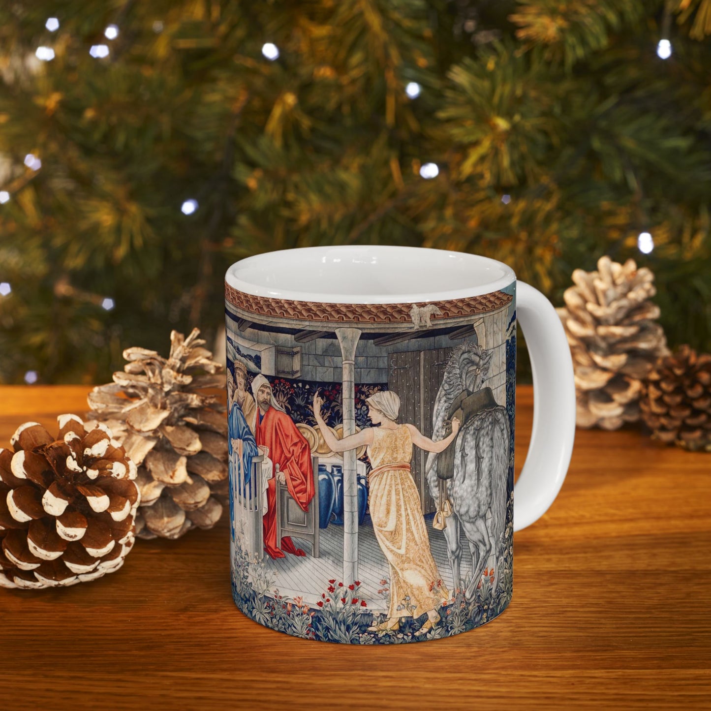 Ceramic Mug inspired by William Morris -