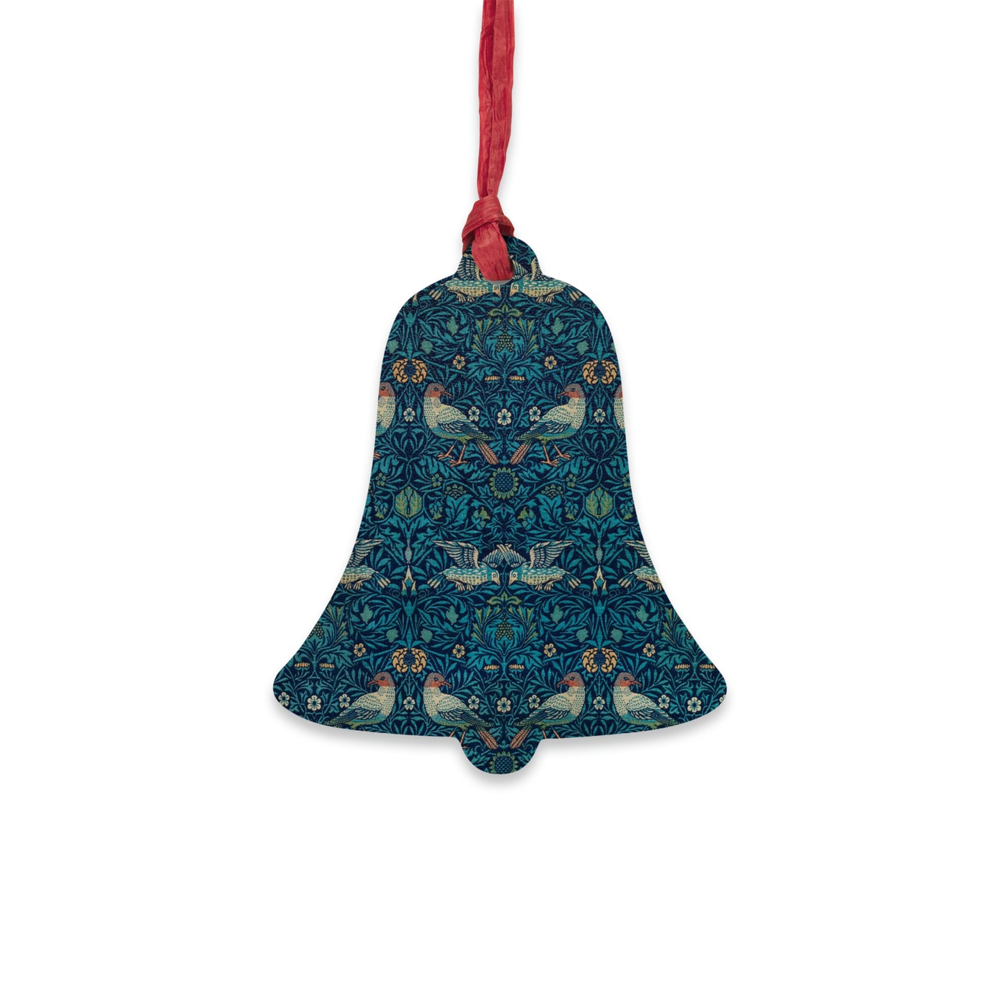 Wooden Christmas Ornaments inspired by William Morris -