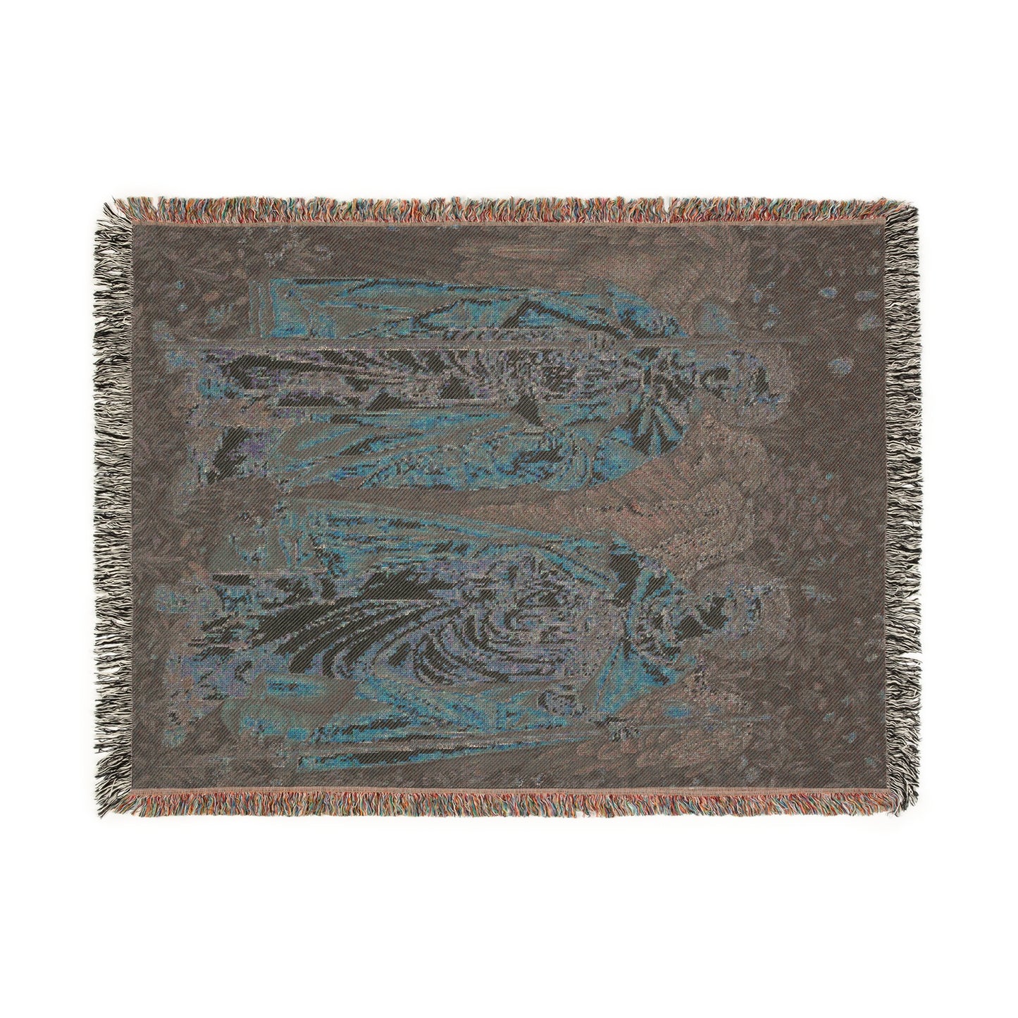 Woven Cotton Blanket inspired by William Morris - Angeli Ministrantes Collection