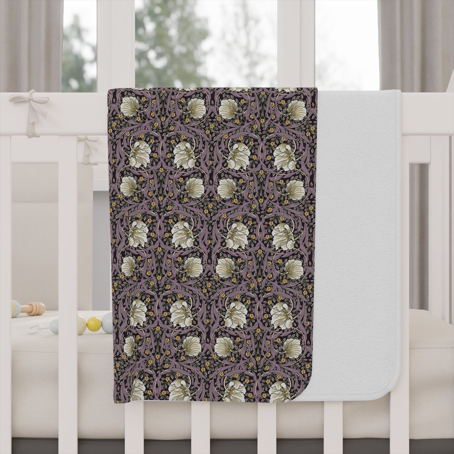 toddler-blanket-by-william-morris-pimpernel-collection-rosewood-6