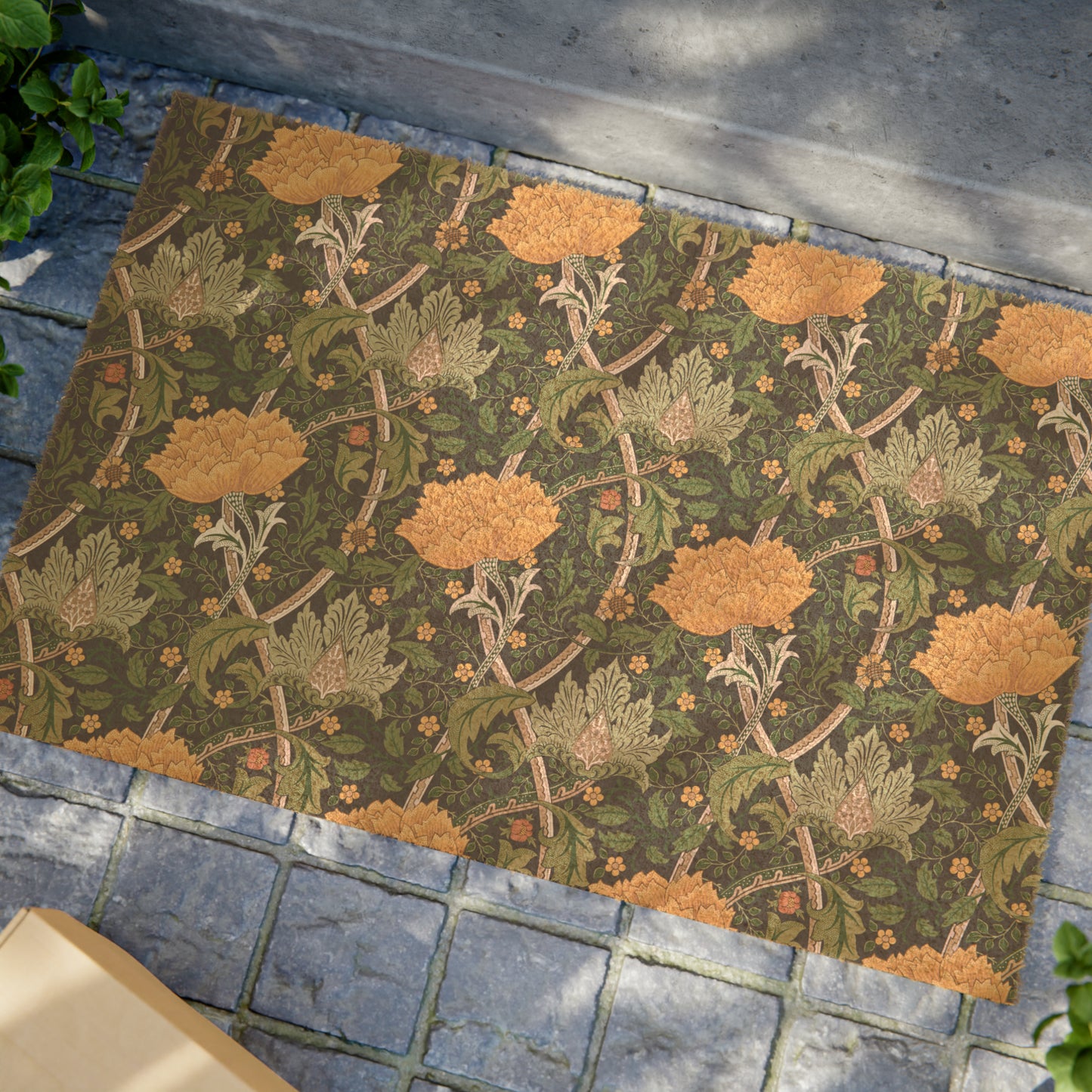 coconut-coir-doormat-by-william-morris-chrysanthemum-yellow-5