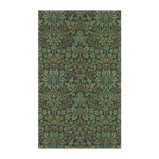 Kitchen Tea Towel inspired by William Morris - Flower Garden Collection