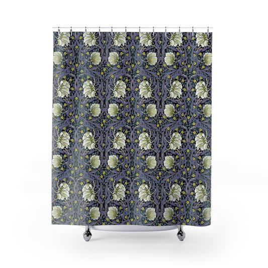 Shower Curtain inspired by William Morris - Pimpernel Collection (Lavender)
