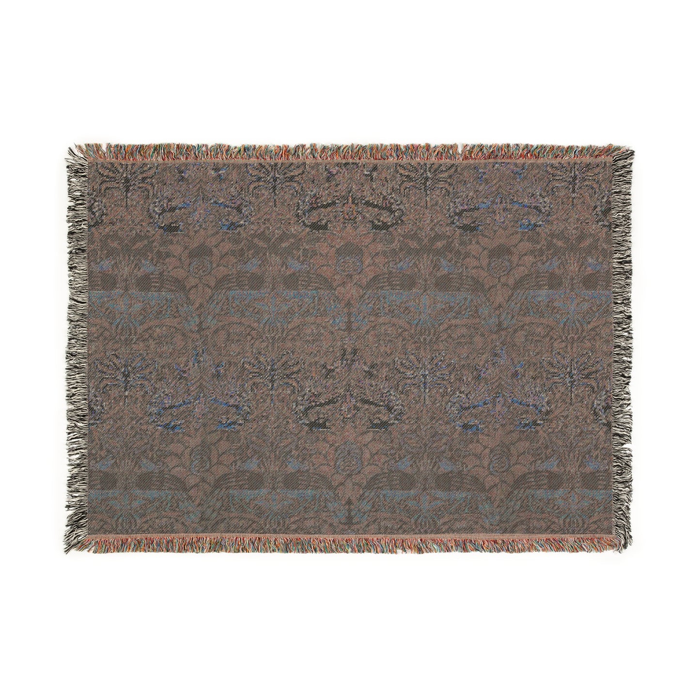 woven-cotton-blanket-william-morris-peacock-dragon-collection-5