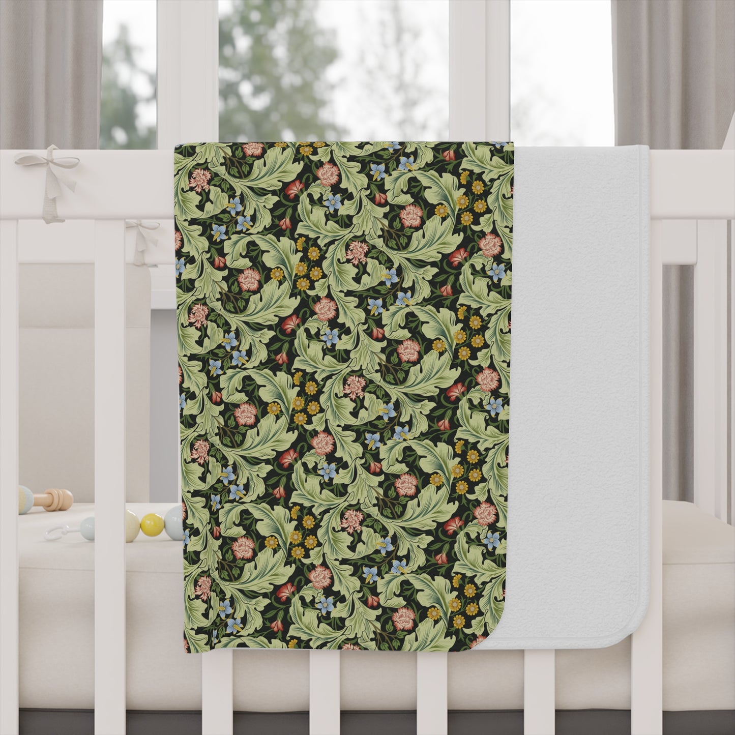 toddler-blanket-by-william-morris-leicester-collection-green-6