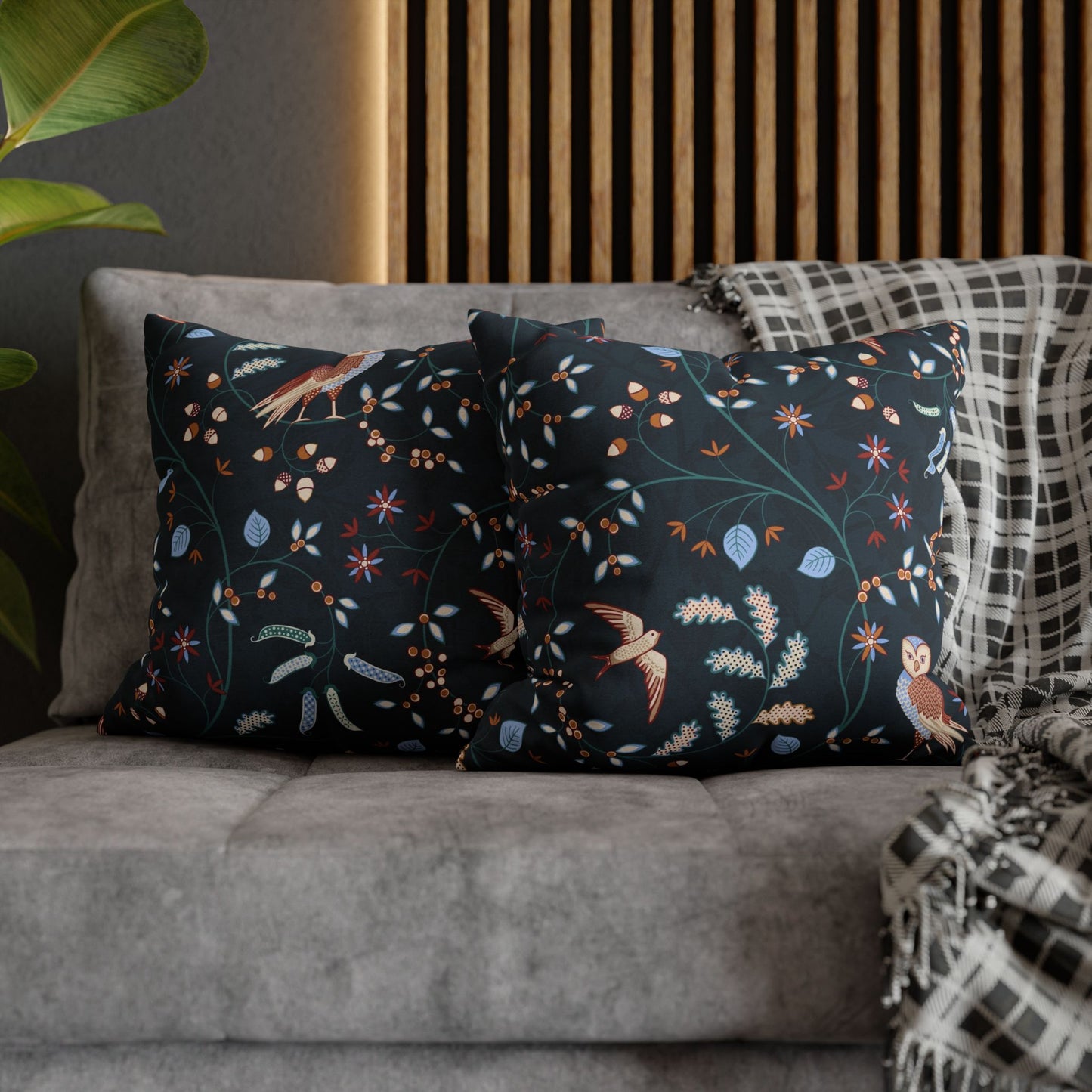 Cushion Cover inspired by William Morris - Newill Collection (Night)
