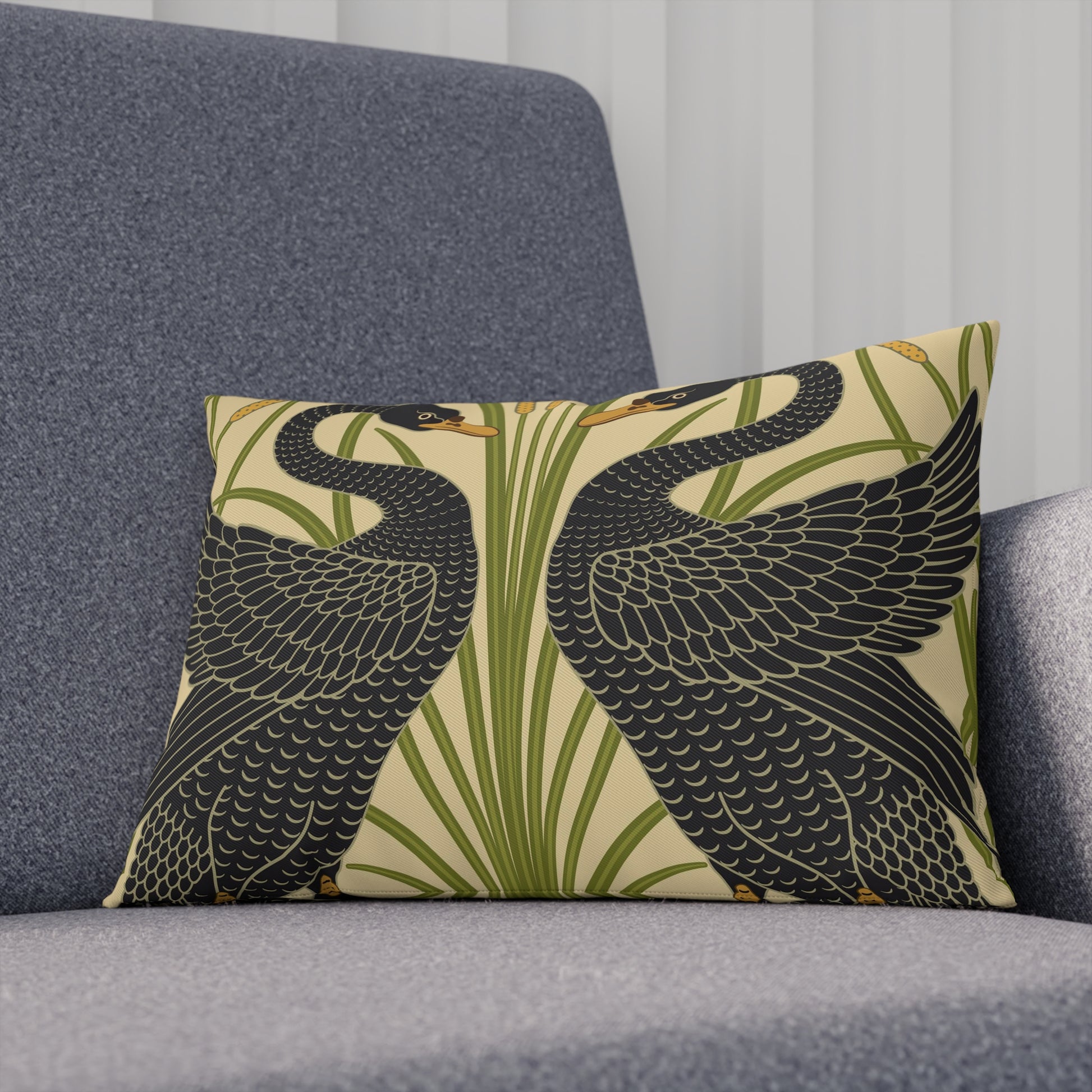 william-morris-co-cotton-drill-cushion-and-cover-black-swan-collection-cygnus-aatratus-16