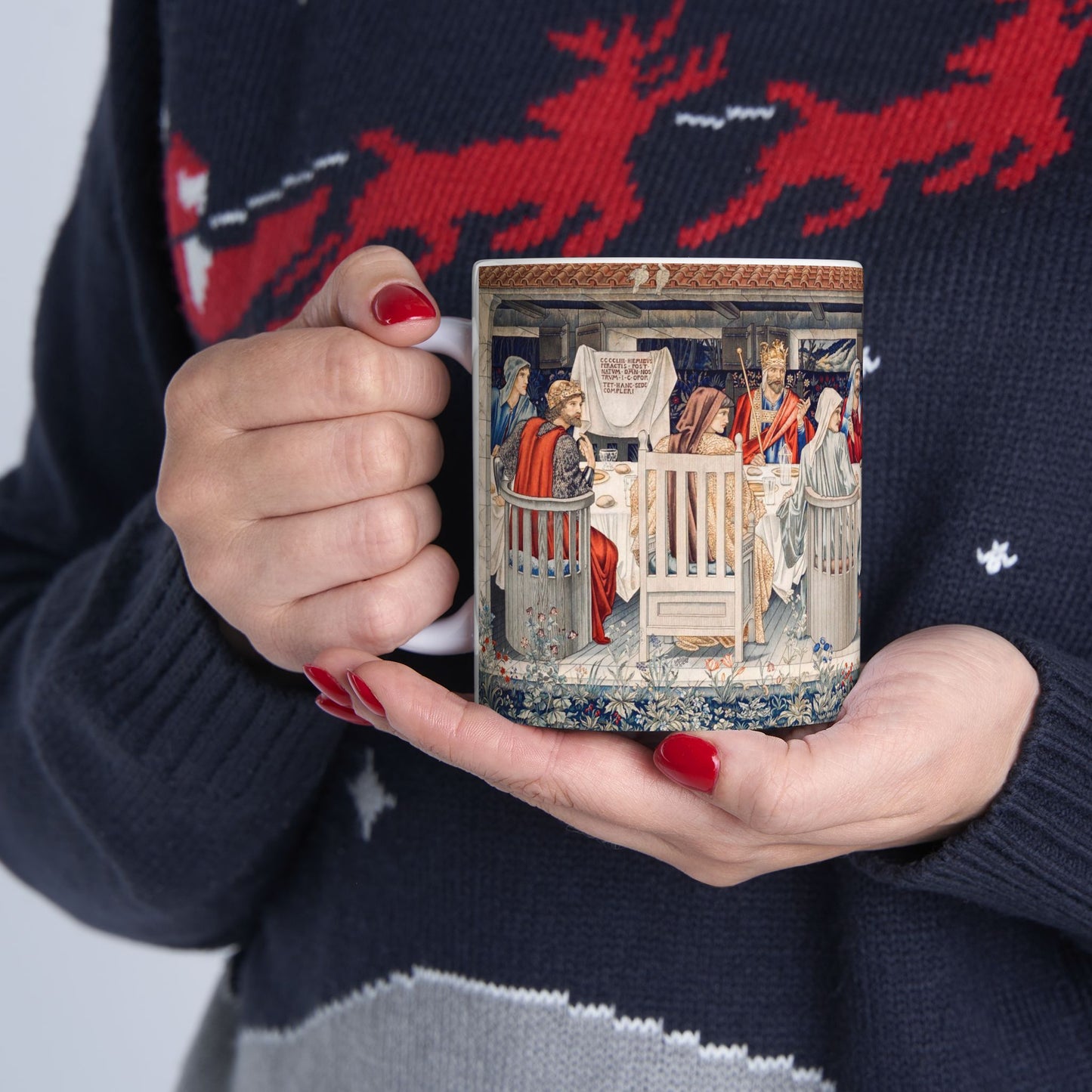 Ceramic Mug inspired by William Morris -