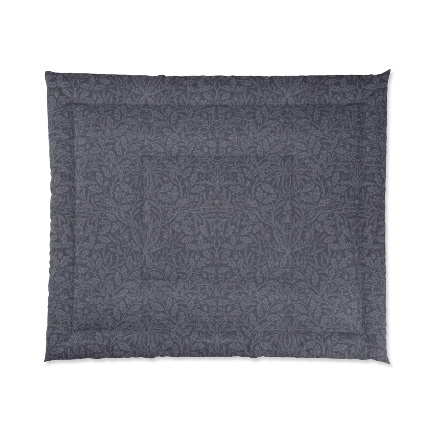Comforter inspired by William Morris - Acorns & Oak Leaves Collection (Smoky Blue)