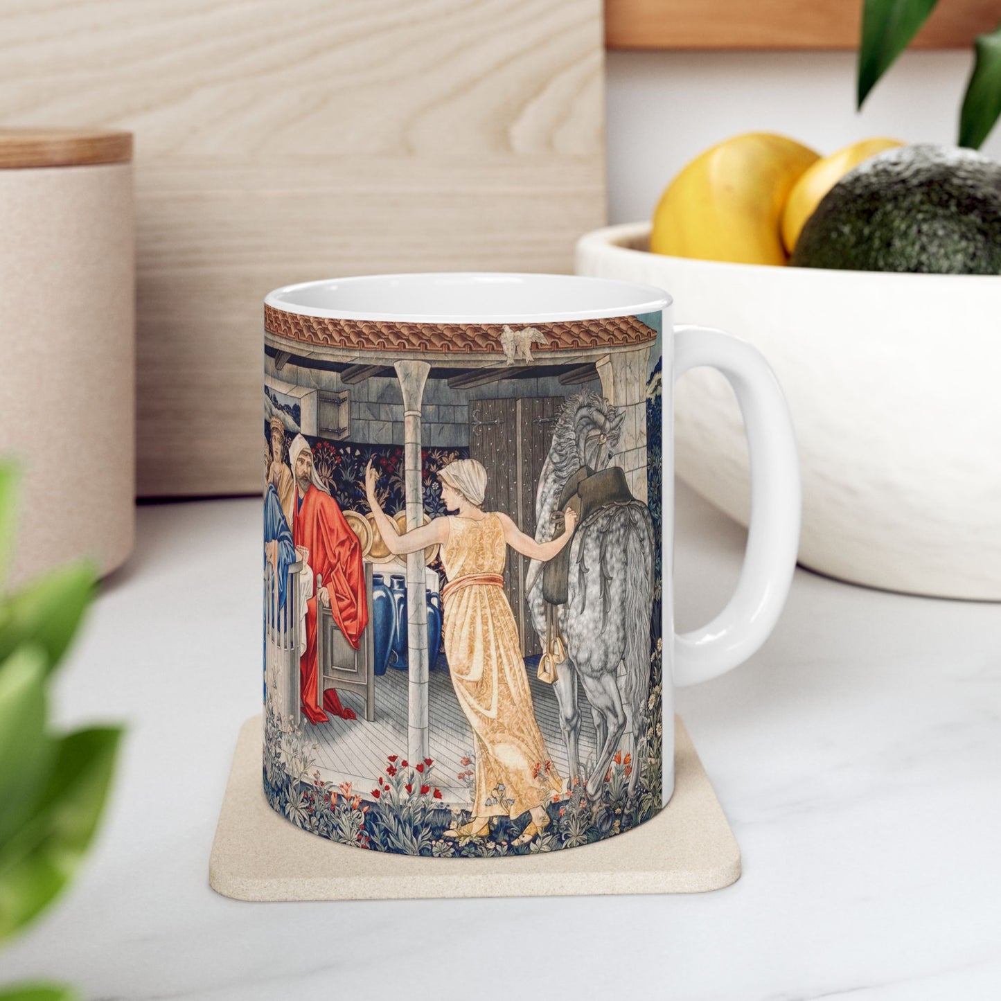 Ceramic Mug inspired by William Morris -