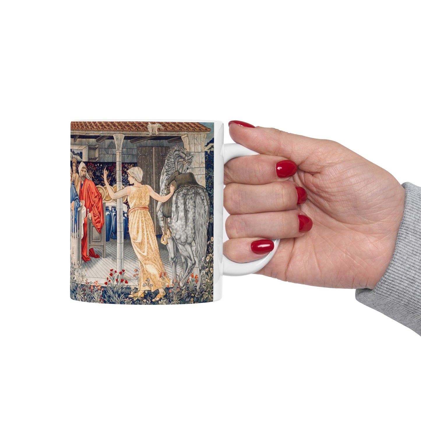 Ceramic Mug inspired by William Morris -