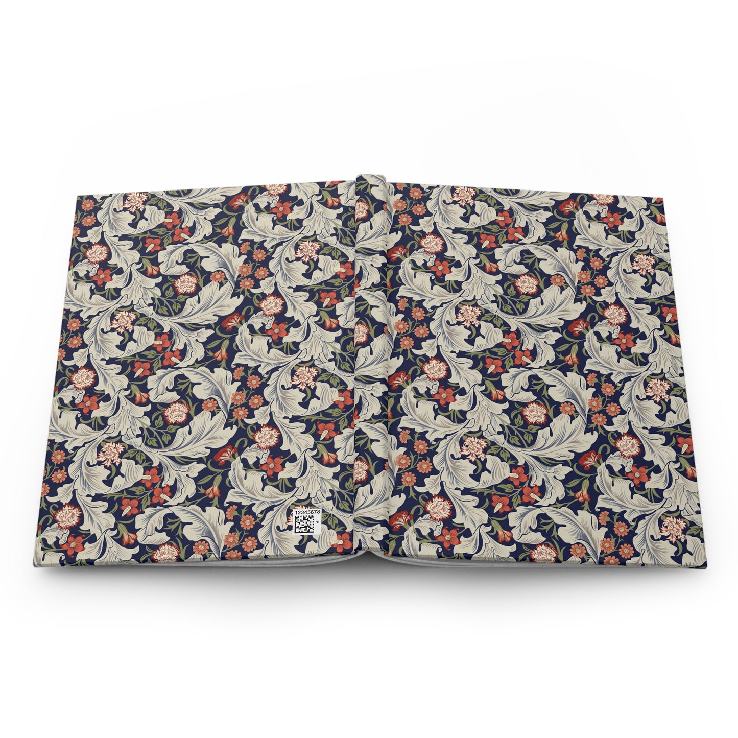 Lined Hardcover Journal inspired by William Morris - Leicester Collection (Royal)