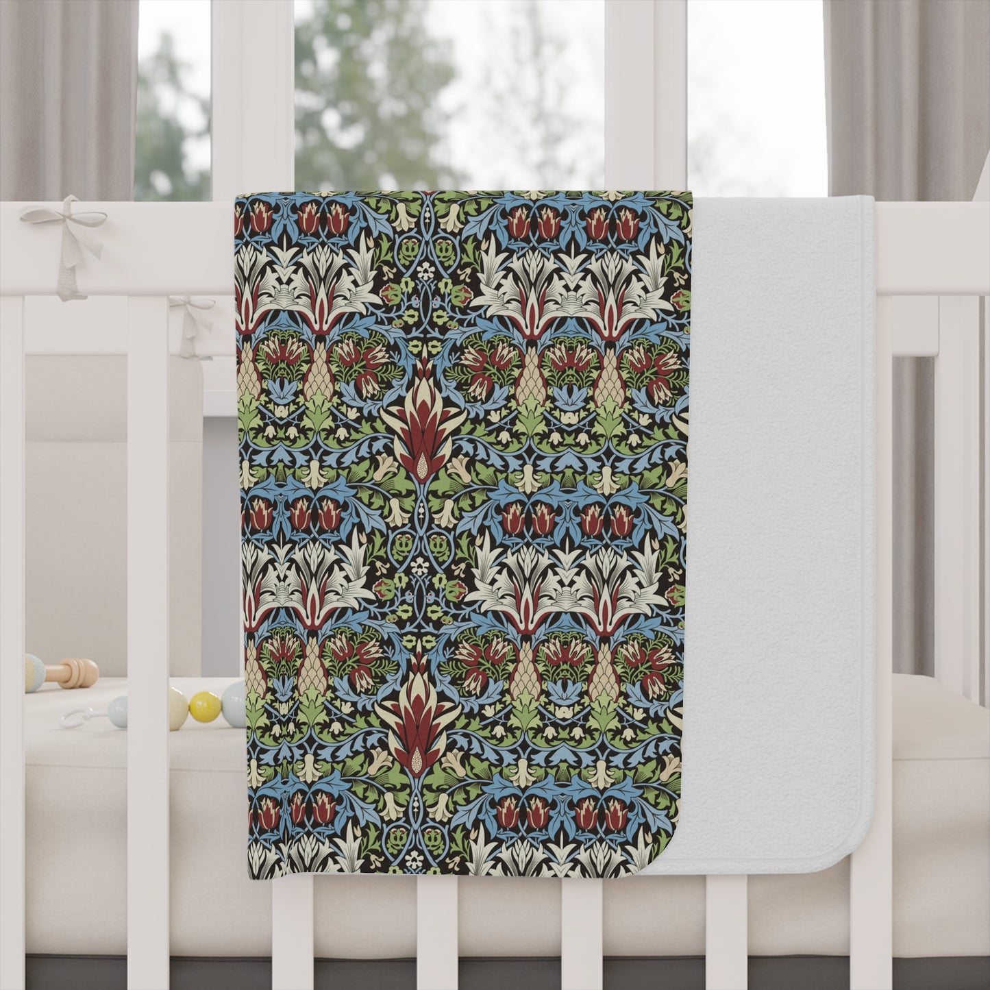 toddler-blanket-inspired-by-william-morris-snakeshead-collection-6