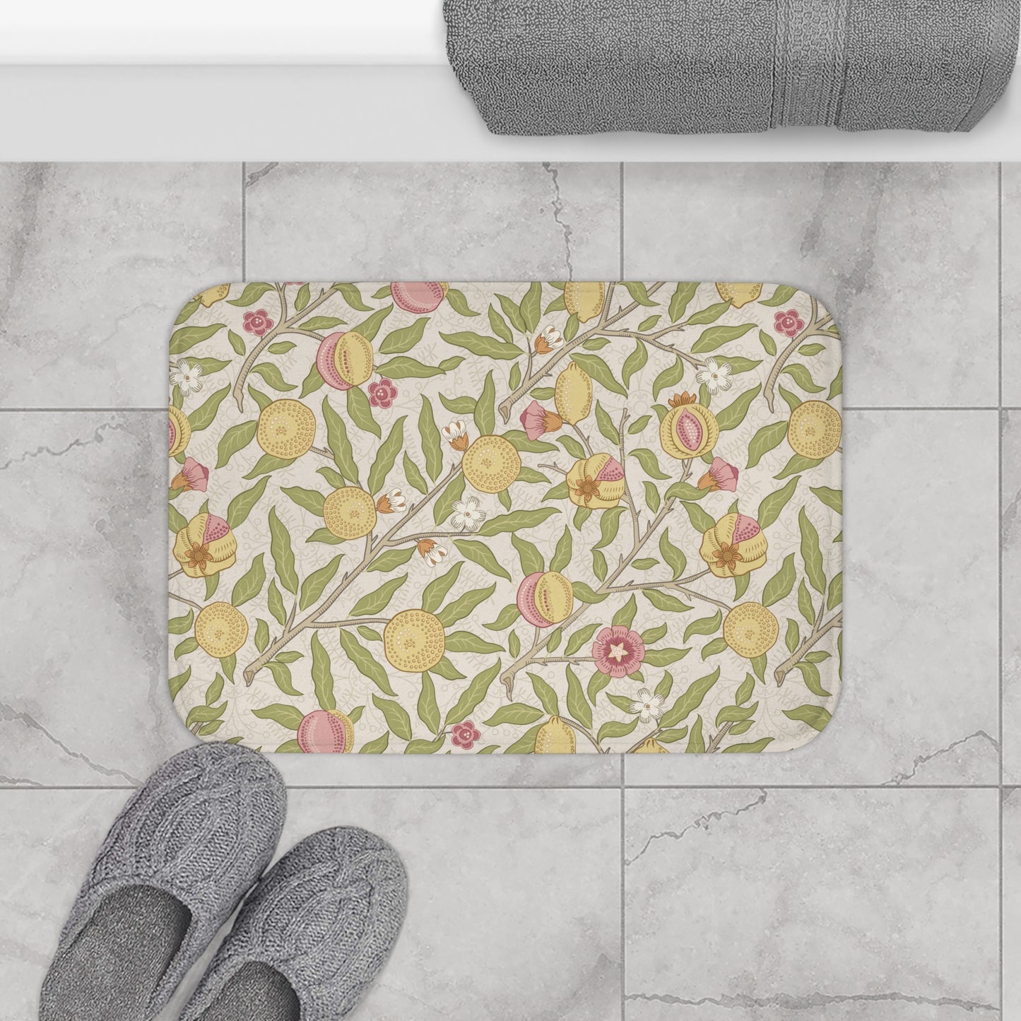 microfibre-bath-mat-by-william-morris-four-fruits-collection-sand-5