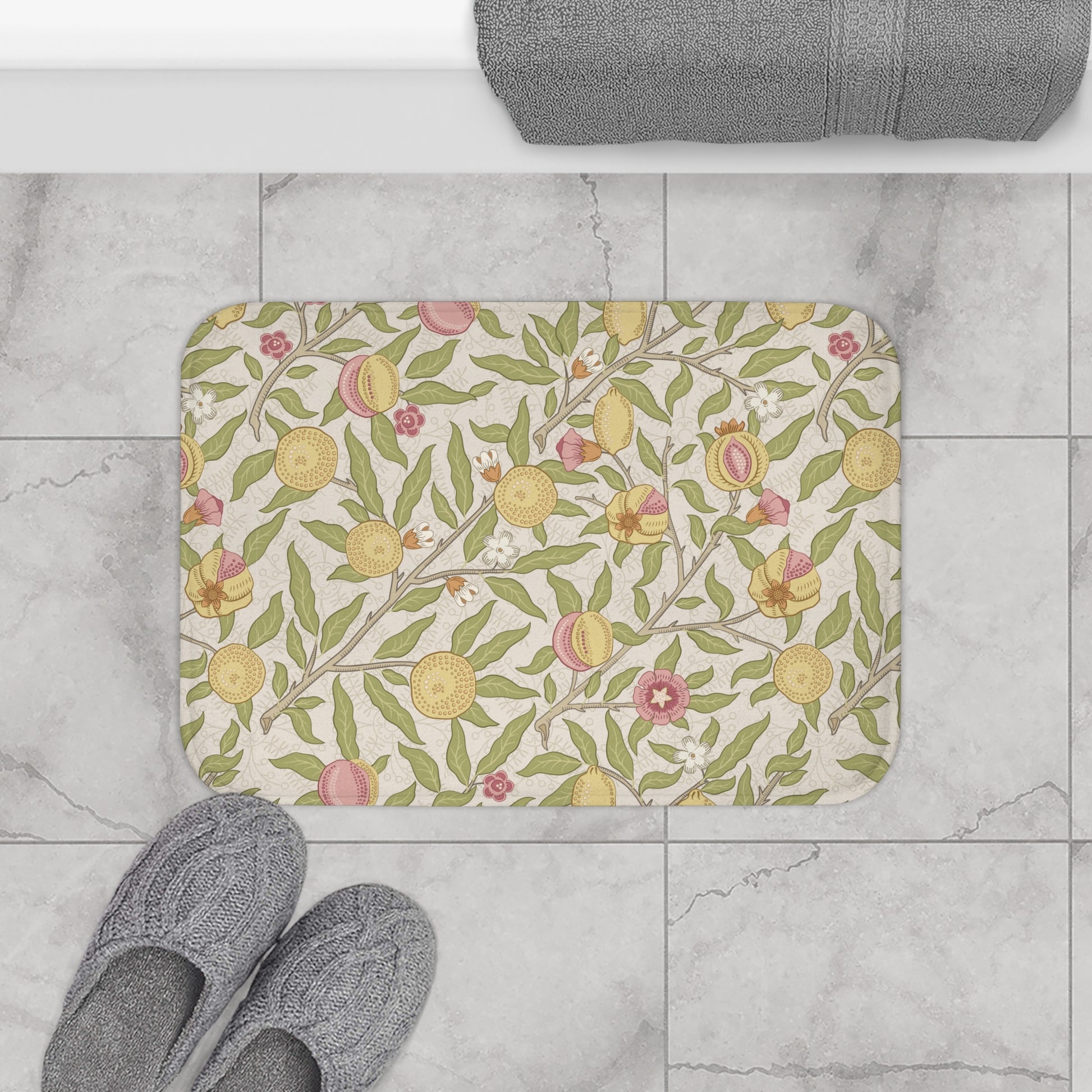 microfibre-bath-mat-by-william-morris-four-fruits-collection-sand-5