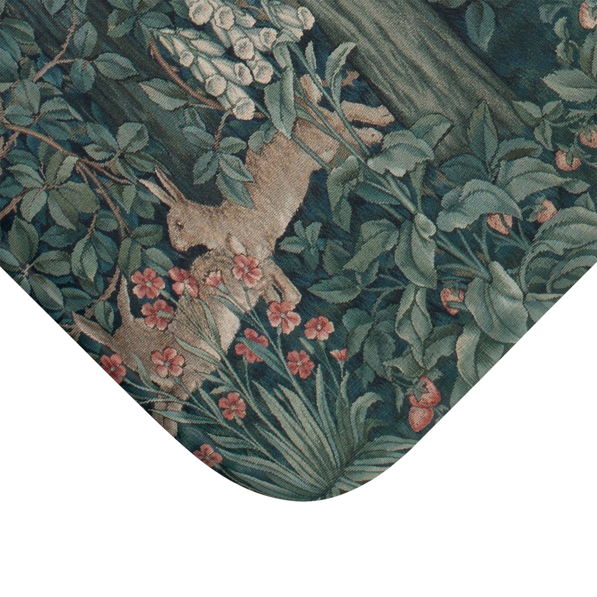 william-morris-co-microfibre-bath-mat-green-forest-collection-rabbit-6