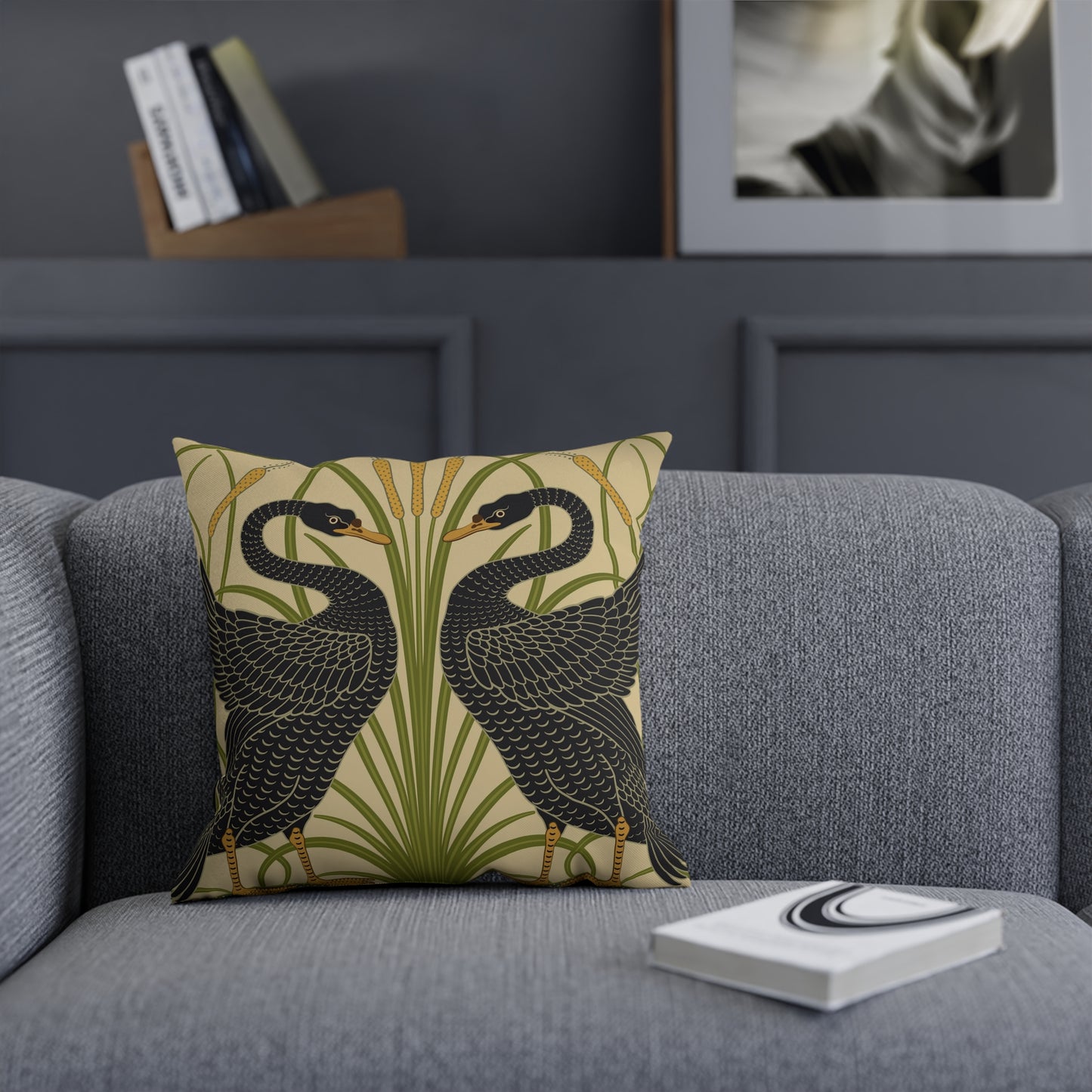 william-morris-co-cotton-drill-cushion-and-cover-black-swan-collection-cygnus-aatratus-6