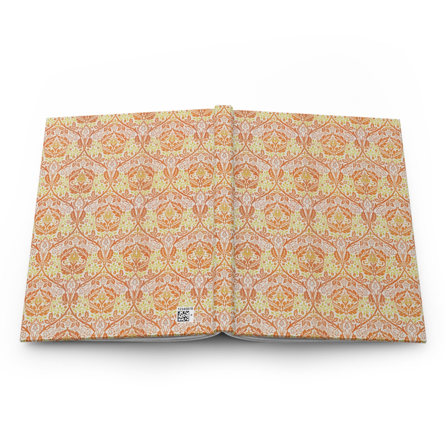 Patterned fabric swatch on a white background