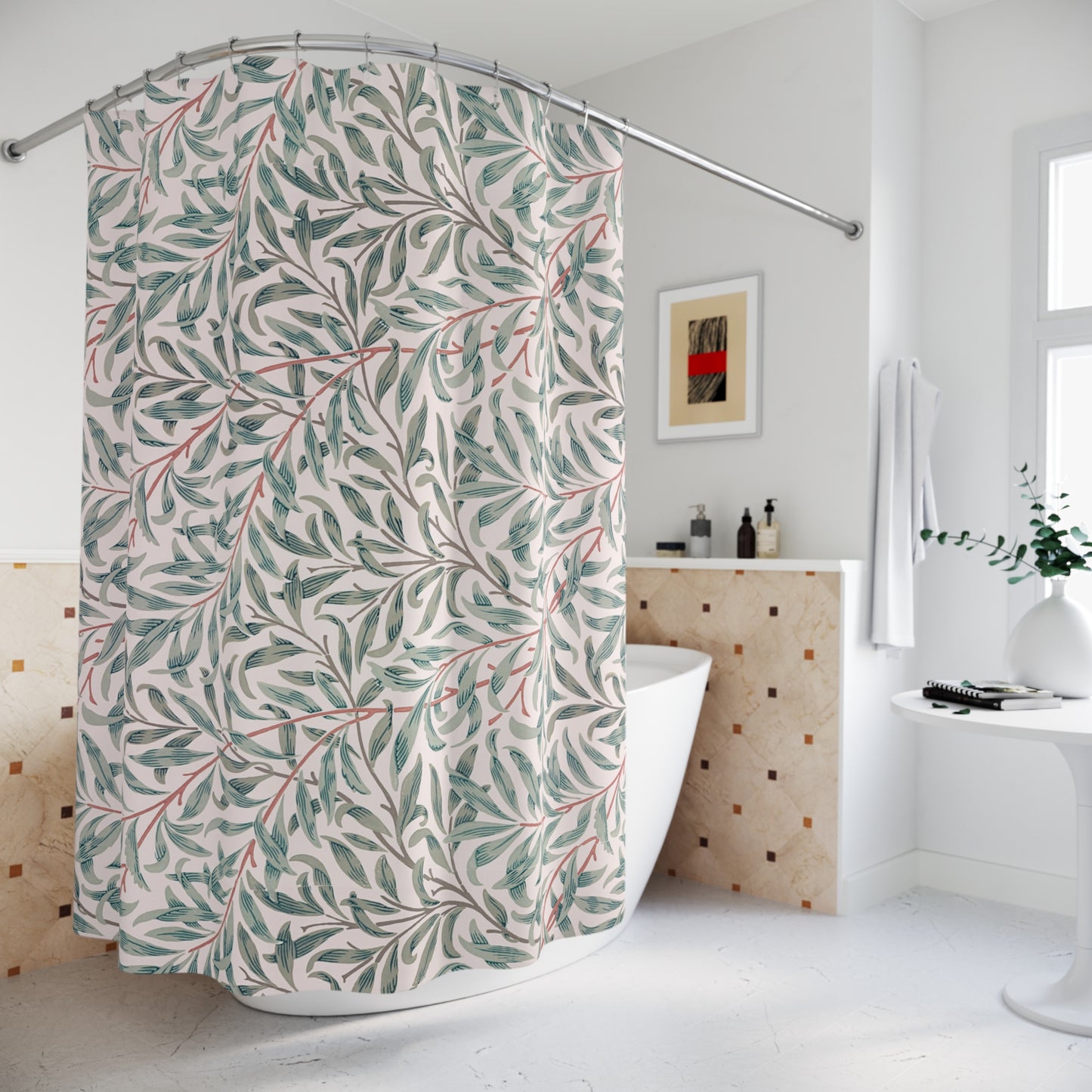 Shower Curtain by William Morris & Co in a floral pattern called Willow Bough Collection