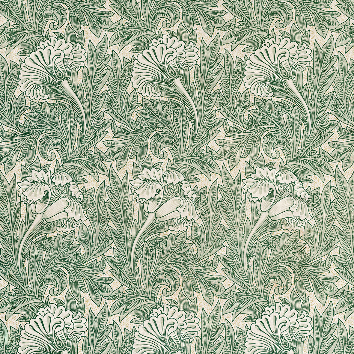 William-Morris-&-Co-Pet-Bed-Green-Tulip-Collection-7