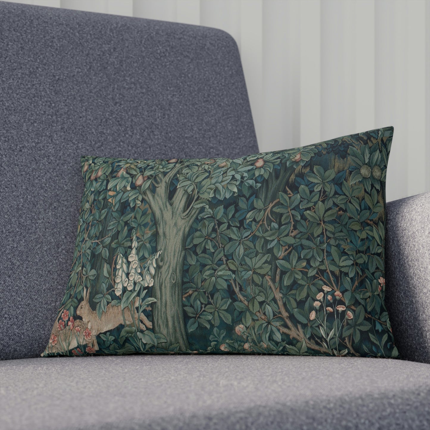 Rabbit-Cushion-and-Cushion-Cover-by-John-Henry-Dearle-Green-Forest-Collection-15