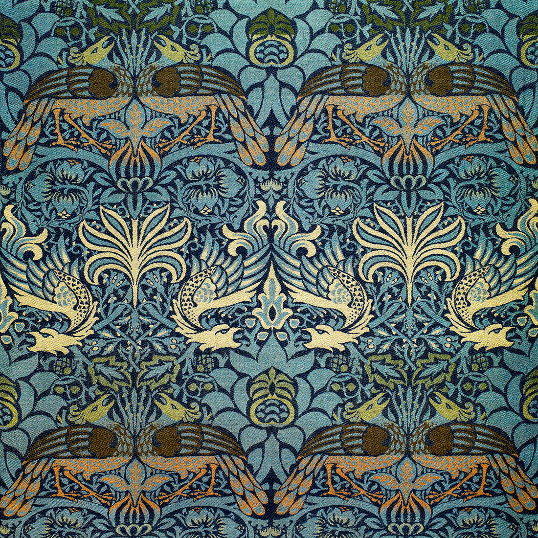 William Morris's Exquisite Peacock and Dragon Pattern