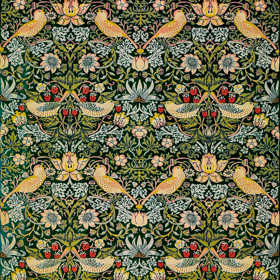 William-Morris-Strawberry-Thief-Discharge-Print-Method