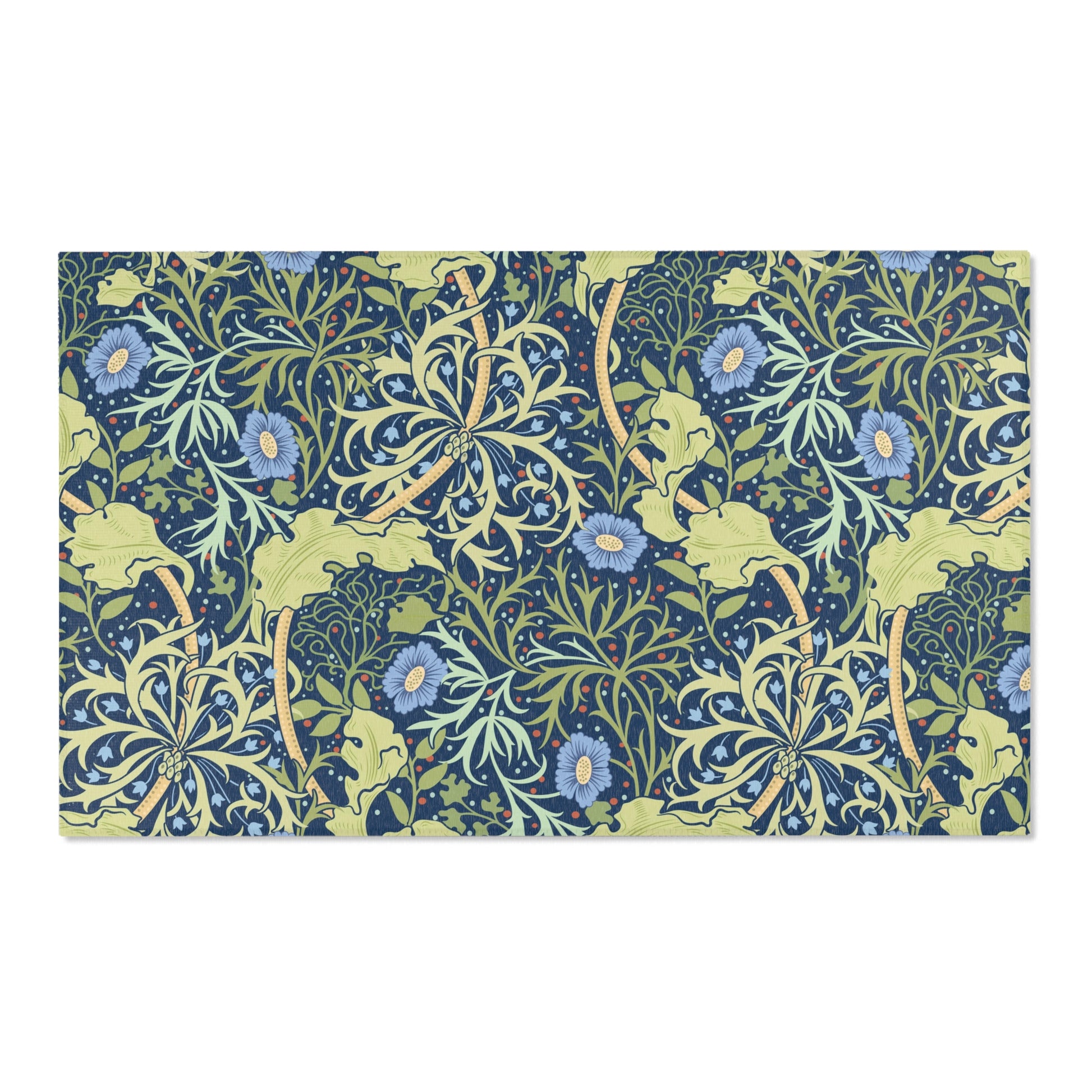 area-rugs-william-morris-seaweed-collection-blue-flower-6