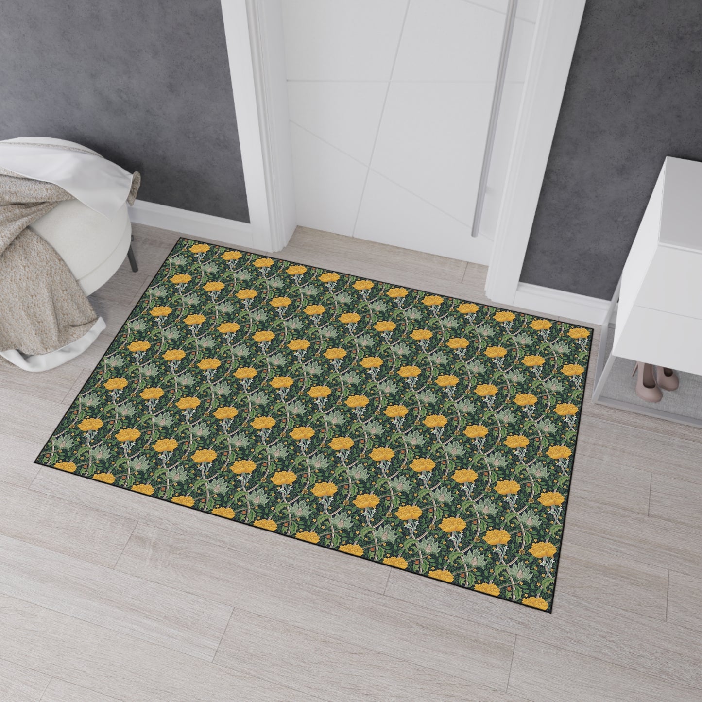 Heavy Duty Floor Mat inspired by William Morris -