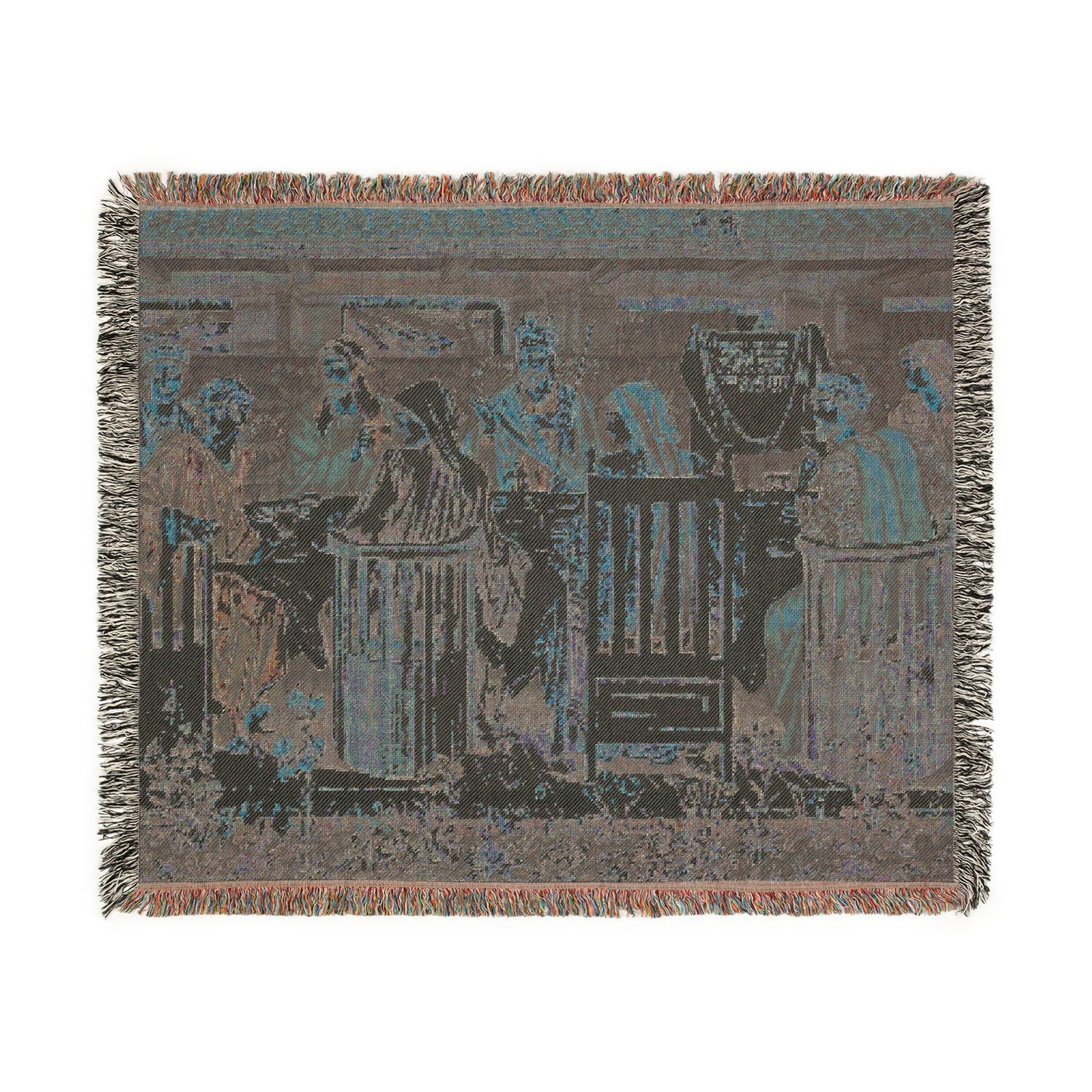 Vintage Woven Blanket - Tapestry Art for Cozy Living Spaces