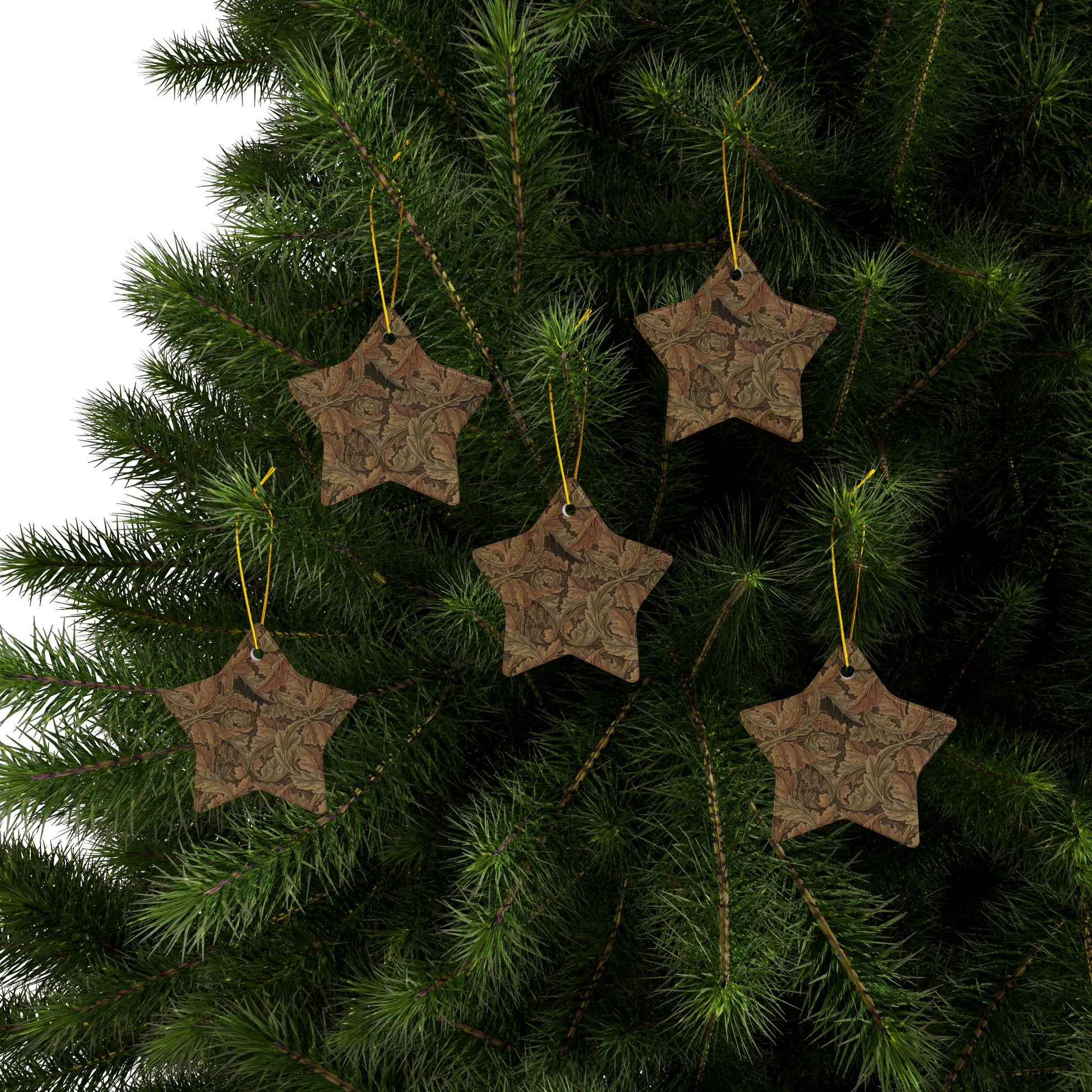 christmas-ornaments-william-morris-acanthus-brown-1-3-5-10-46