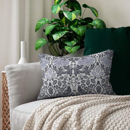 Lumbar Cushion inspired by William Morris - Brer Rabbit Collection (Grey)