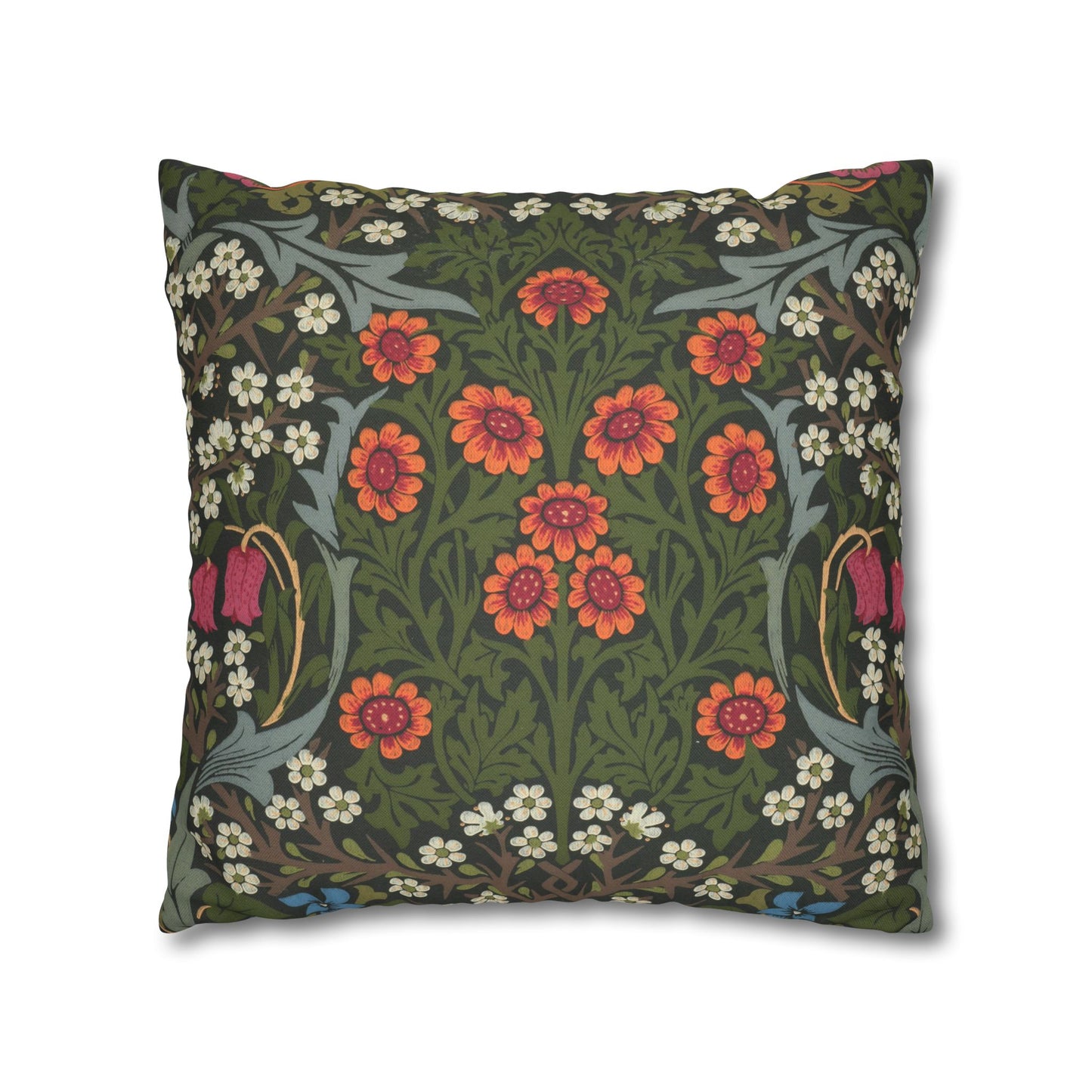 Cushion Cover inspired by William Morris - Blackthorn Collection