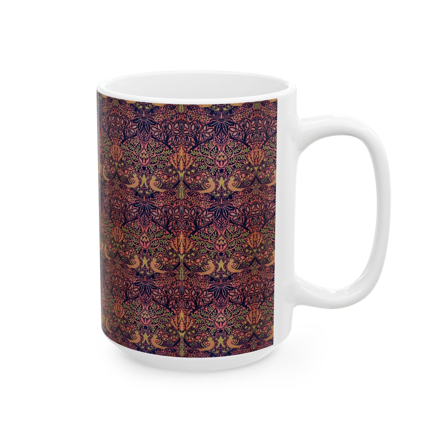 Ceramic Mug inspired by William Morris - Dove & Rose Collection