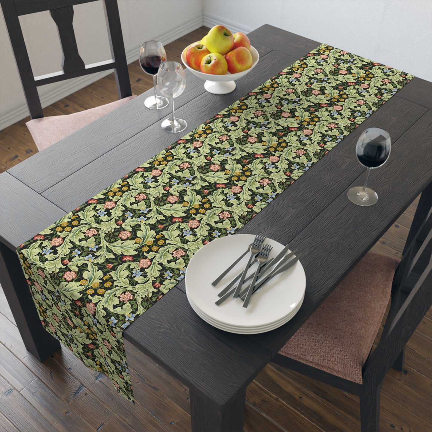 william-morris-co-table-runner-leicester-collection-green-13