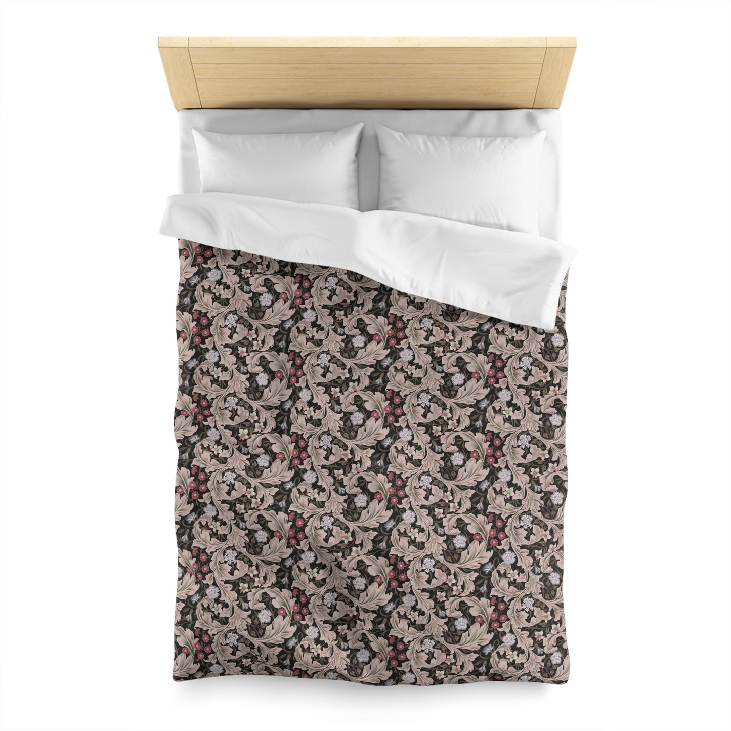 Duvet Cover inspired by William Morris - Leicester Collection (Mocha)