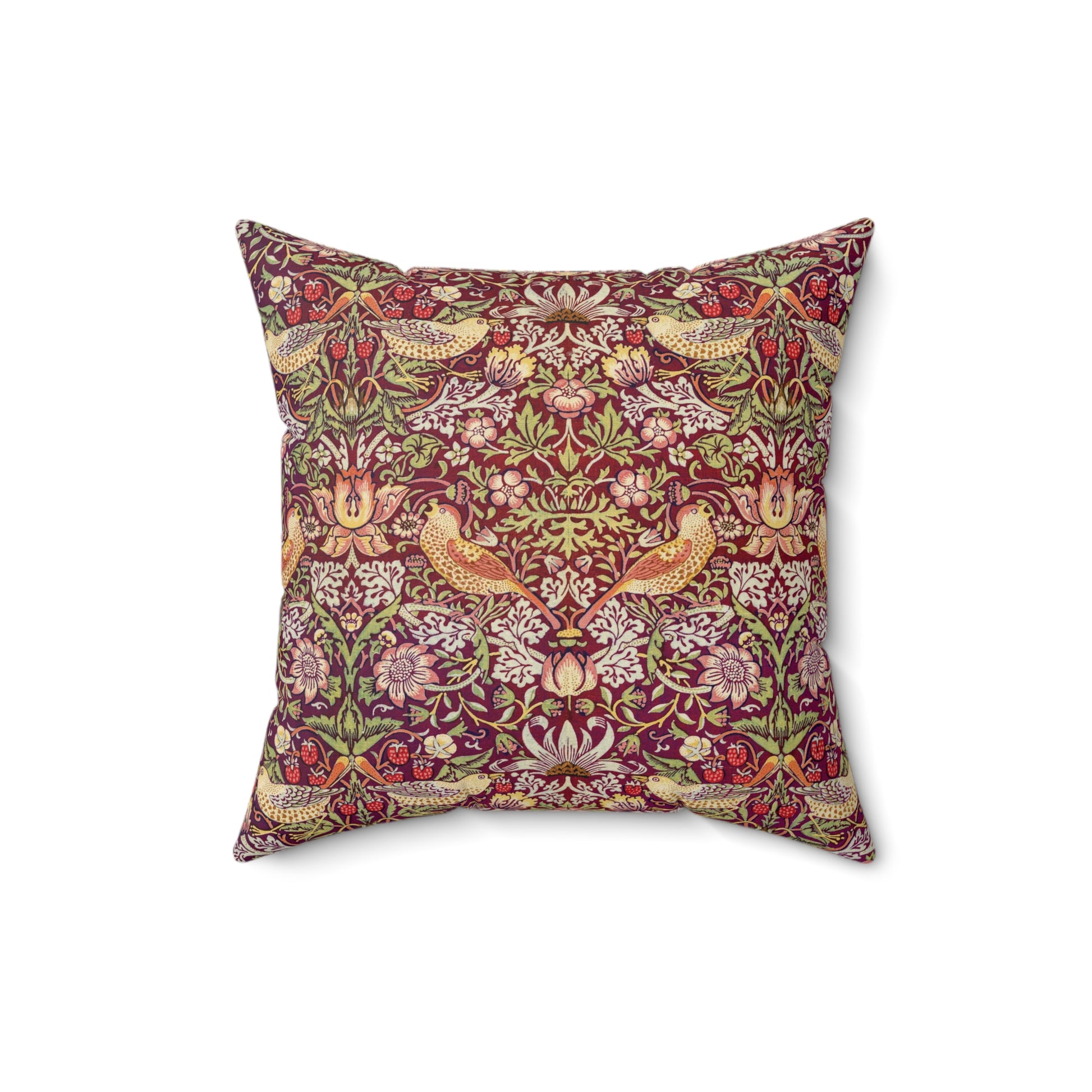 william-morris-co-faux-suede-cushion-strawberry-thief-collection-crimson-7