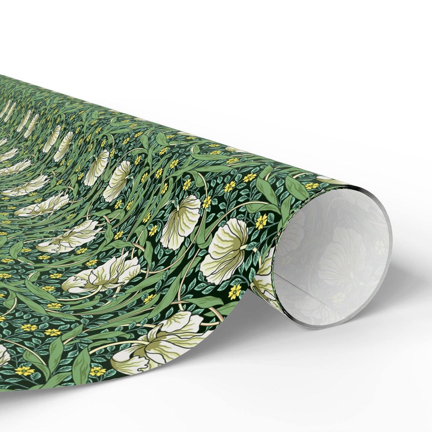 Gift Wrapping Paper inspired by William Morris - Pimpernel Collection (Green)
