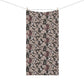 Bath Towel inspired by William Morris - Leicester Collection (Mocha)