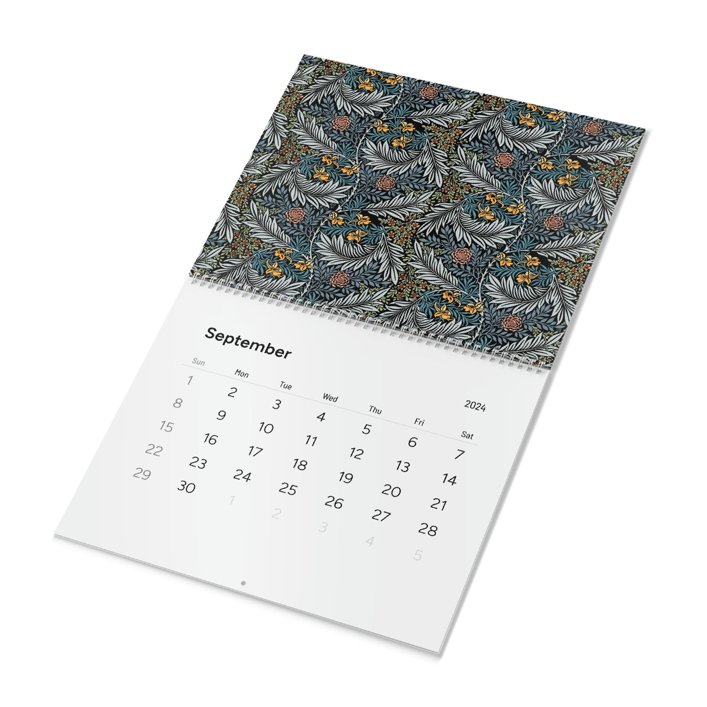 William Morris & Co Wall Calendar (2024) - Blue