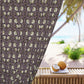 Blackout Window Curtain inspired by William Morris (1 Piece) - Pimpernel Collection (Rosewood)