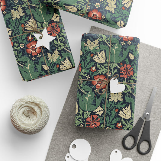 Gift Wrapping Paper inspired by William Morris - Compton Collection (Hill Cottage)
