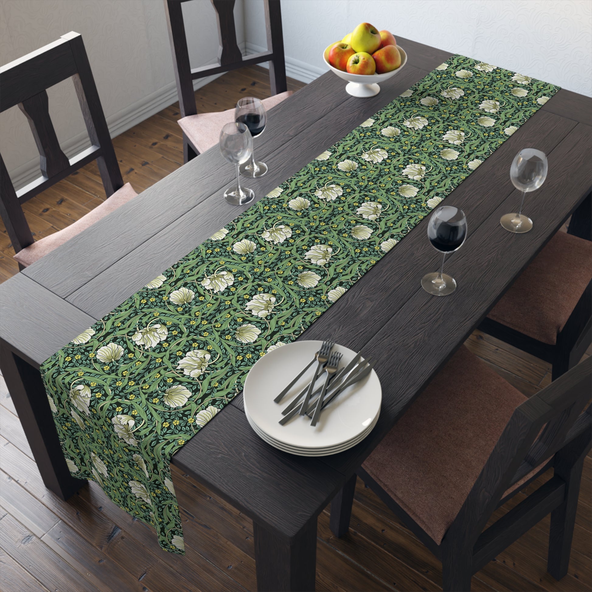 william-morris-co-table-runner-pimpernel-collection-green-6